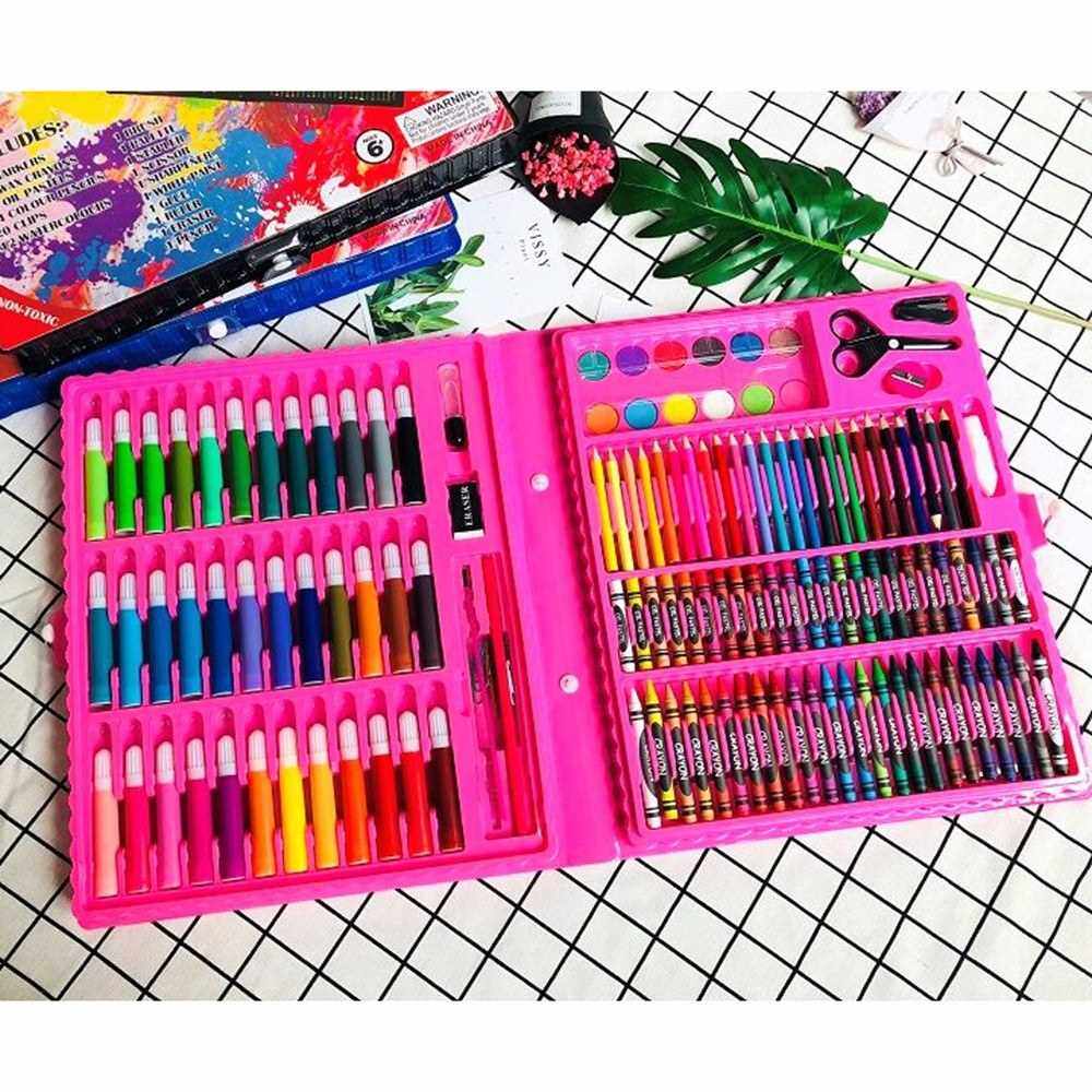 150pcs Deluxe Art Set Drawing Art Box with Markers Color Pencils ...