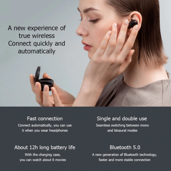 [IX] Xiaomi Redmi Airdots 2 TWS Mi True Wireless EarBuds Earphone Bluetooth 5.0 Bass Voice
