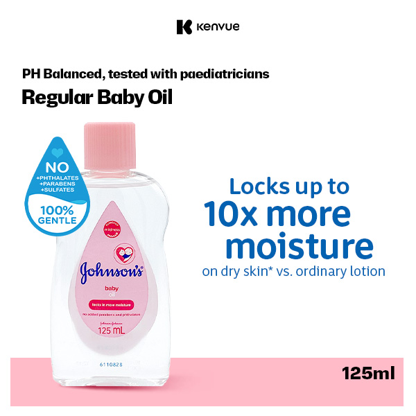 Johnsons Baby Regular Oil 125ml