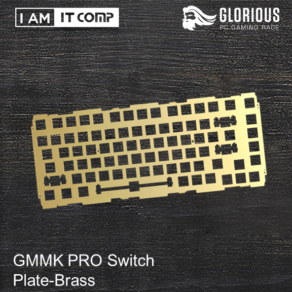 GLORIOUS GMMK PRO Switch Plate Brass / Polycarbonate