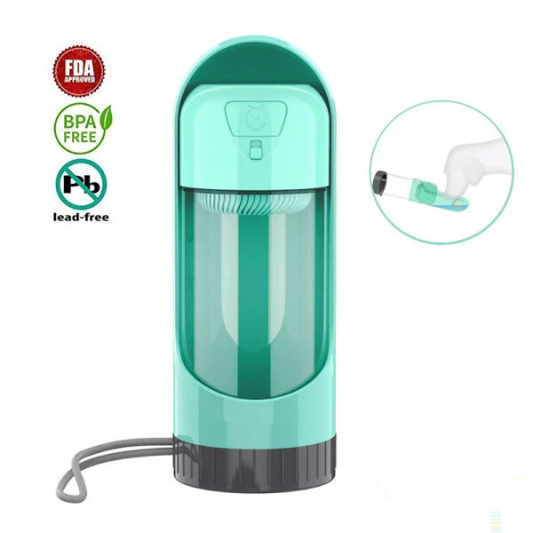 Dog Water Bottle Dispenser Outdoor Travel Activated Carbon Filter Drinking Bottle for Pet Cat Easy Feeding Drinking Water Cup