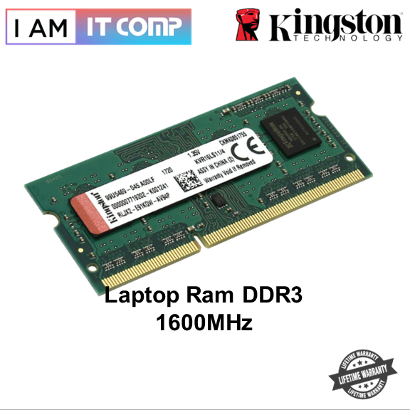 Kingston Ram DDR3 1600MHz Sodimm Laptop Ram Desktop Ram ( 4GB / 8GB )