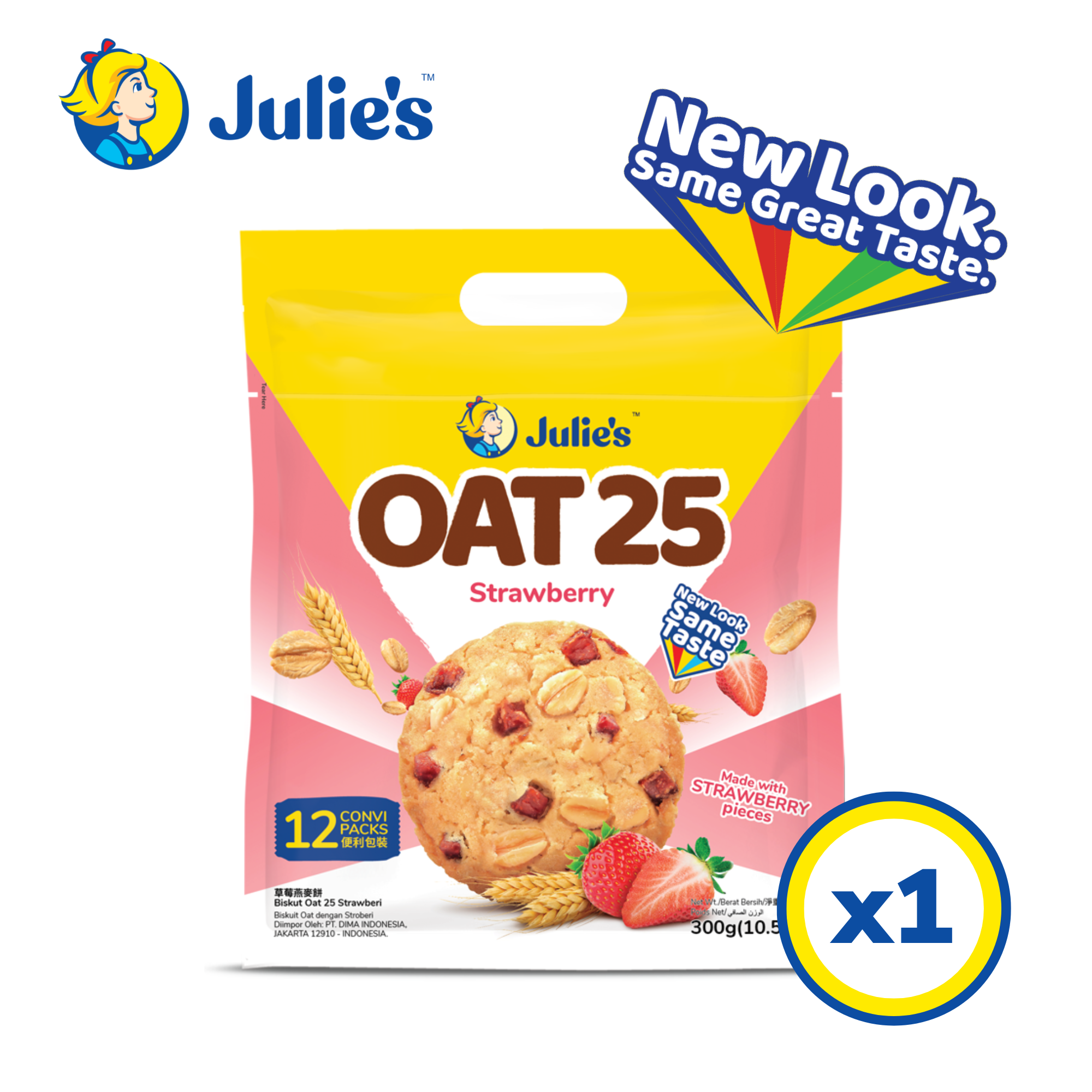 Julie’s Oat 25 Strawberry 300g x 1 pack