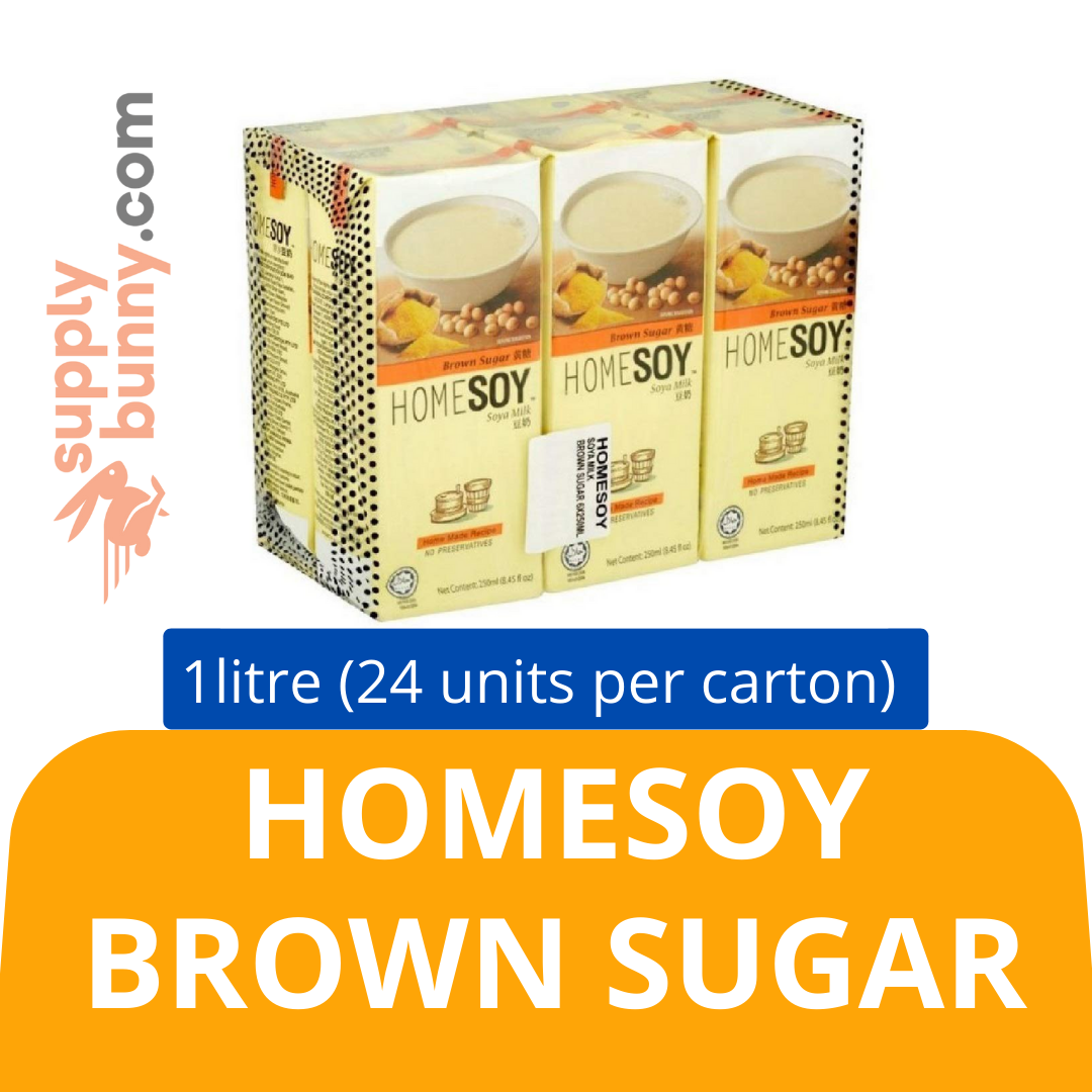 Homesoy Brown Sugar ( 250ml X 24 packs) (sold per carton) 家乡黄糖豆奶 PJ Grocer Minuman Gula Perang