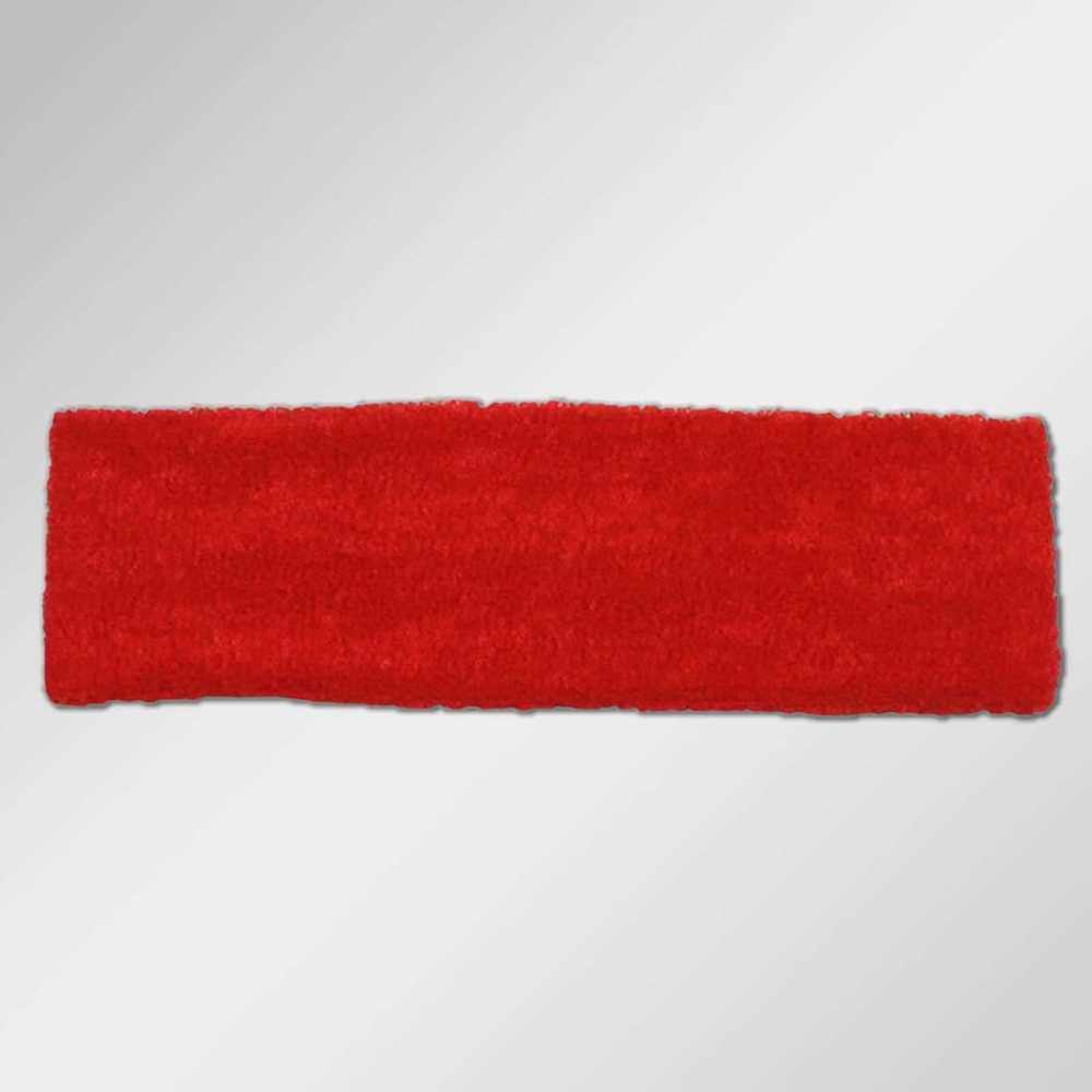 Sport Headband Stretchy Sweat Band Hair Band for Yoga Workout Basketball Gym (Red)
