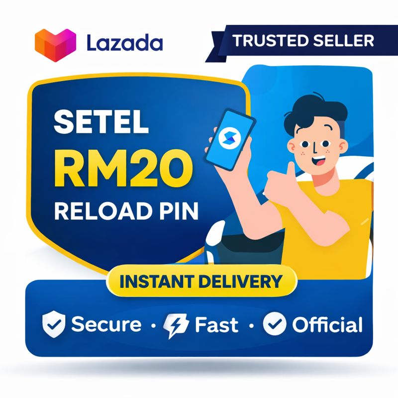 RM20 Reload PIN – 24 Hour Delivery | eWallet