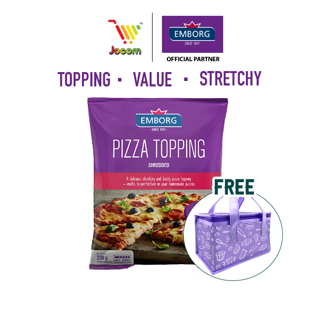 Emborg Pizza Topping Shredded Cheese 200g [KL & Selangor Delivery Only]