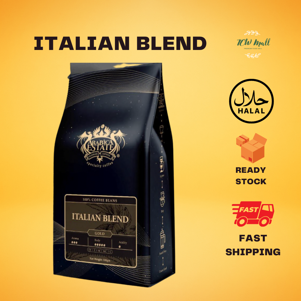 Arabica Estate Italian Gold Blend 500g - Coffee Bean