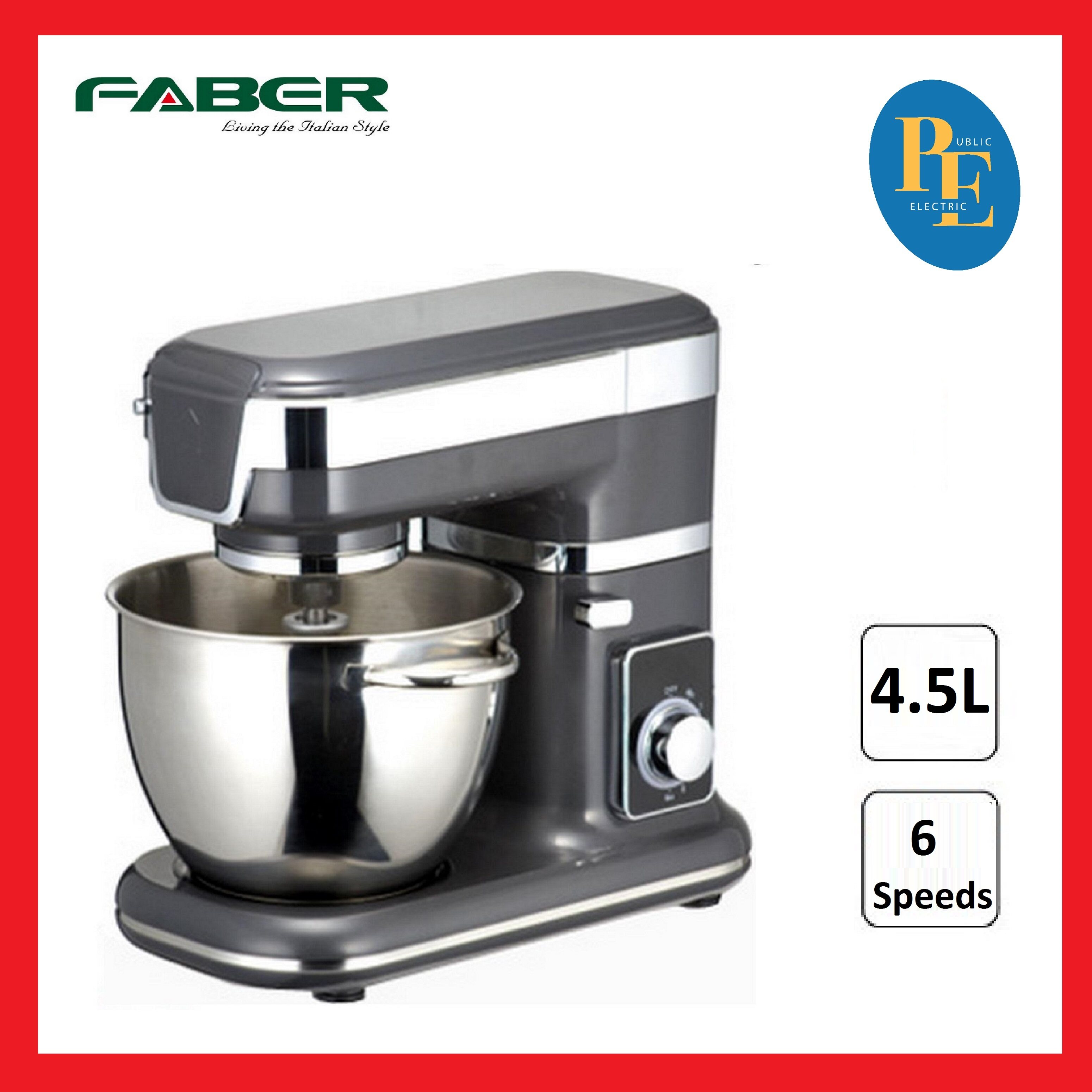 Faber Power Stand Mixer 4.5L FM 933 Grey PGMall
