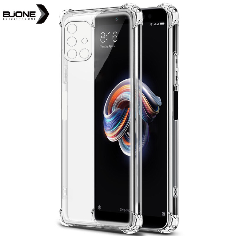 Đối Với Samsung Galaxy M51 M515 BJONE Rõ Ràng Mềm Silicon Trường Hợp 6.7