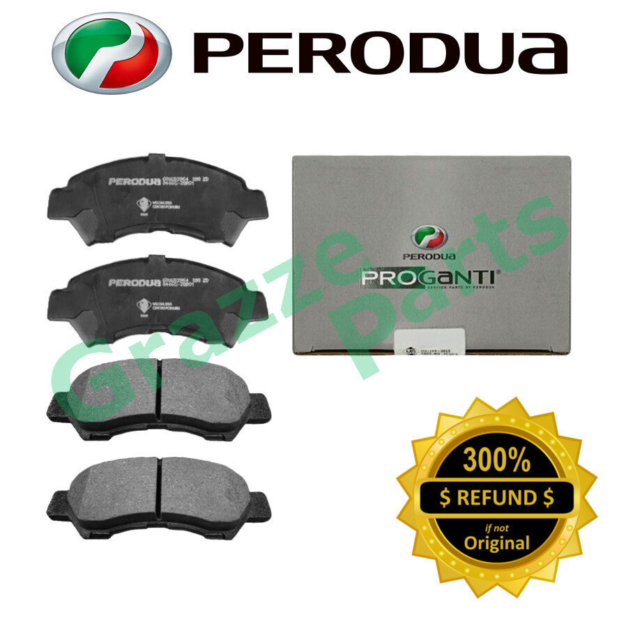 100% Original Perodua Disc Brake Pad Front for Perodua Myvi New D20N 2018 (04465-20R01)