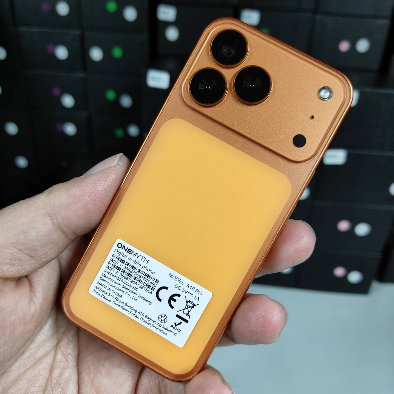 A19 PRO 4G LTE Mini Smartphone Android OS 4.5" Display Face