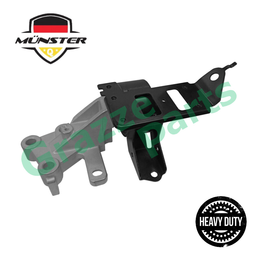 (1pc) Münster "Heavy Duty" Engine Mounting Left 12306-BZ190 for Perodua Axia 2 Bezza 1.0 Auto 1KR-VE VVT-i 2017-onwards