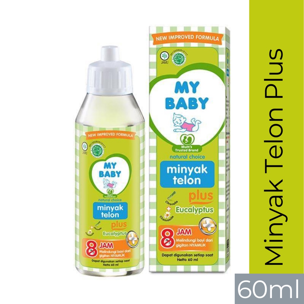 Minyak Telon Plus My Baby Mybaby Eucalyptus 60/90/150ml