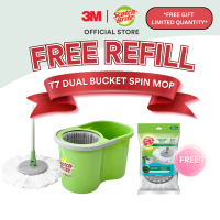 3M™ Scotch-Brite™ NT7 Dual Spin Mop Green Spin Dry & Wash 1 pc/pack For cleaning floors tiles laminates