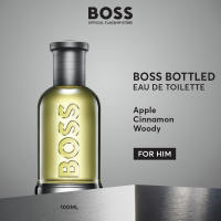 BOSS bottled  Eau de Toilette for Men - Apple Cinnamon Woods - Fruity Woody Perfume | by HUGO BOSS Fragrances