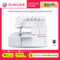″NO COD″ SINGER 14N635C PORTABLE ARTISAN-COVERSTITCH SEWING MACHINE