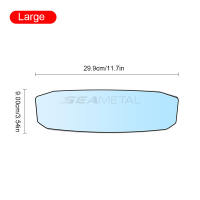 SEAMETAL Car Rearview Mirror Anti Glare Increase And Lengthen Wide Angle Convex Rearview Mirror Universal Car Interior