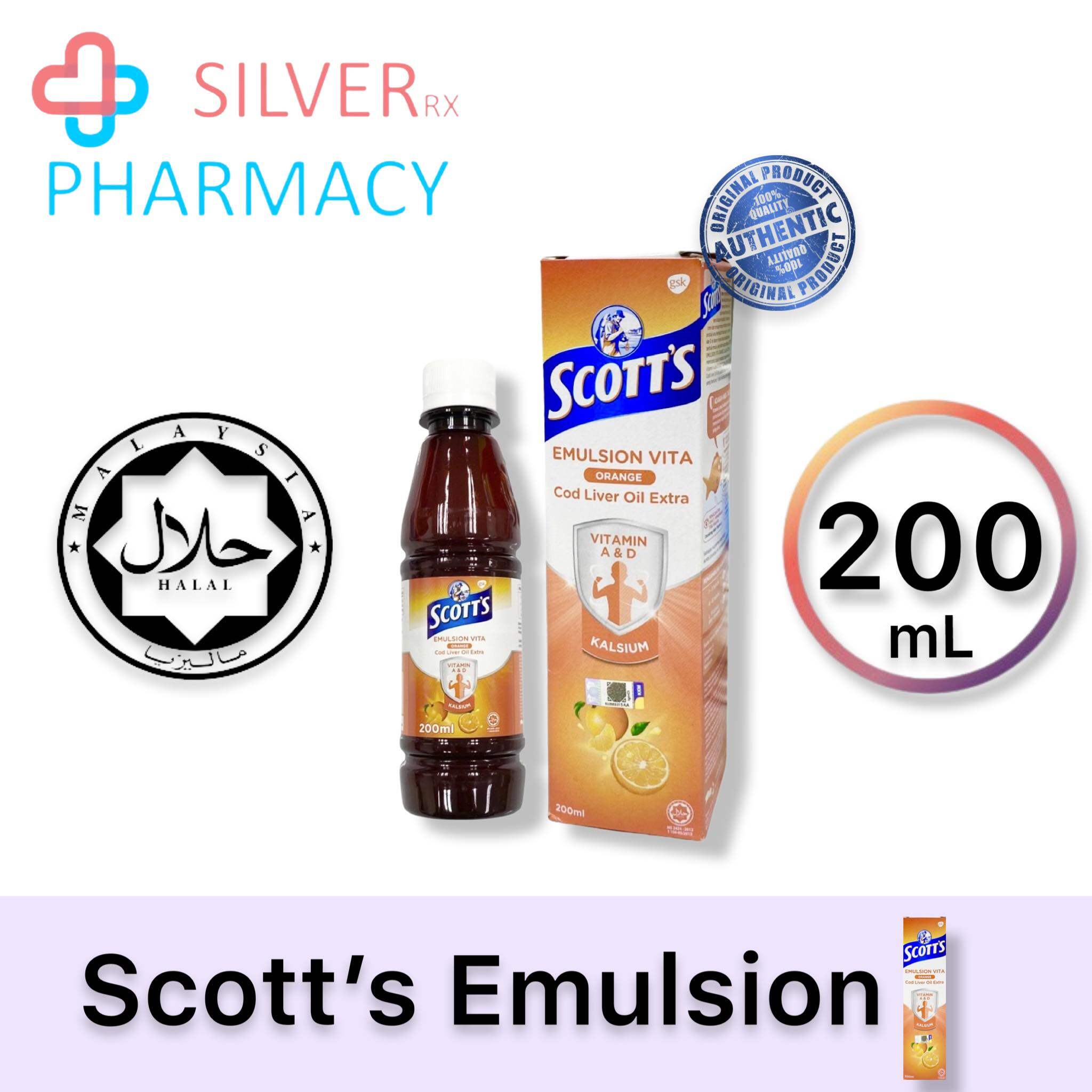 Scott\'s Emulsion Orange 200mL
