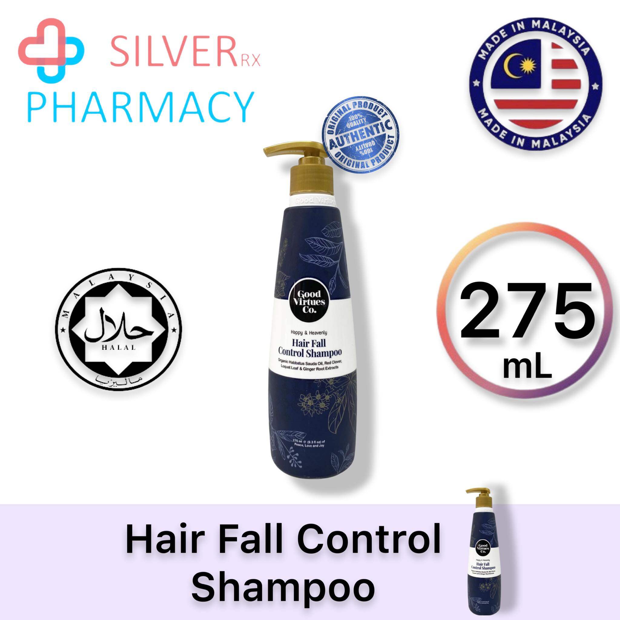 Good Virtues Co. Hair Fall Control shampoo 275ml [Single/ Twin]