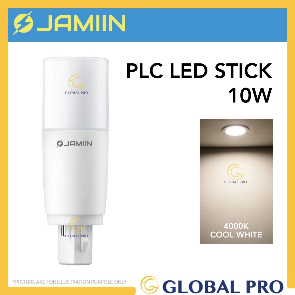 JAMIIN/Parmen 10W PLC G24 LED Stick Light LED Bulb Daylight Cool White Warm No Flicker Room Lighting 1 Year Warranty
