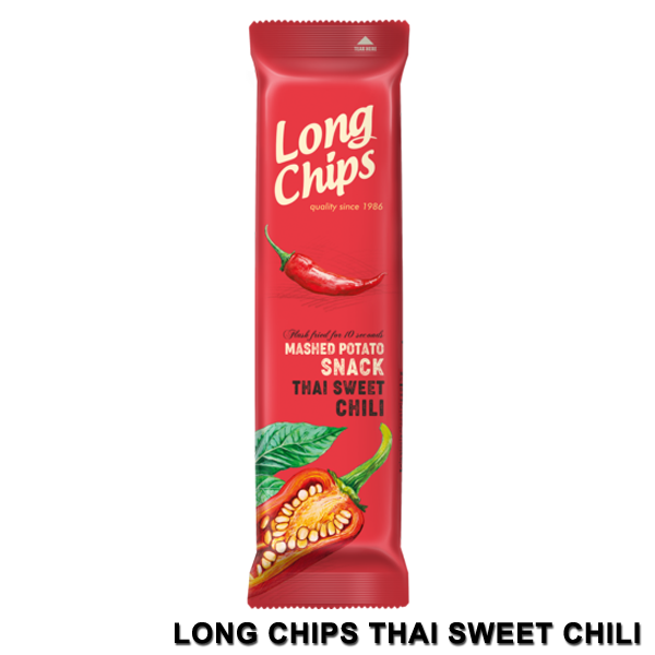 Long Chips Thai Sweet Chili 75g | Mashed Potato Snacks