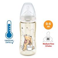 NUK Premium Choice+ PPSU Temperature Control Bottle 5oz 150ml/ 10oz 300ml Leak-Proof BPA Free