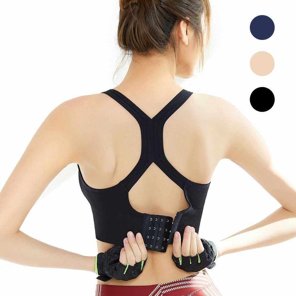 Women Wirefree Padded Yoga Sports Bra Activewear Tops for Yoga Gym Workout Fitness Running (Black)