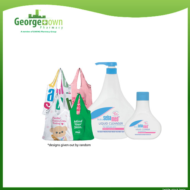 SEBAMED BABY LIQUID CLEANSER 1L+200ML 1S + GWP
