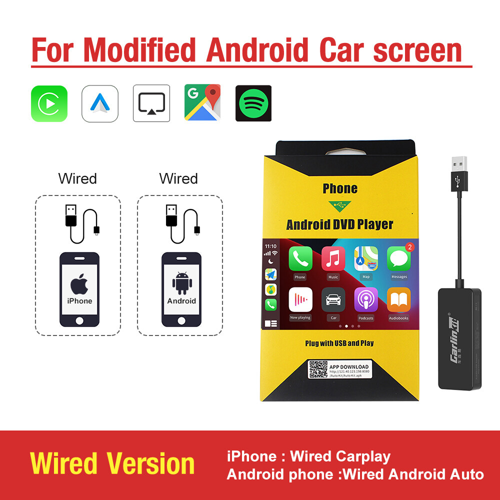 Carlinkit Carplay Không dây Apple CarPlay Dongle cho Android Navigation Player USB Smart LinkCarplay