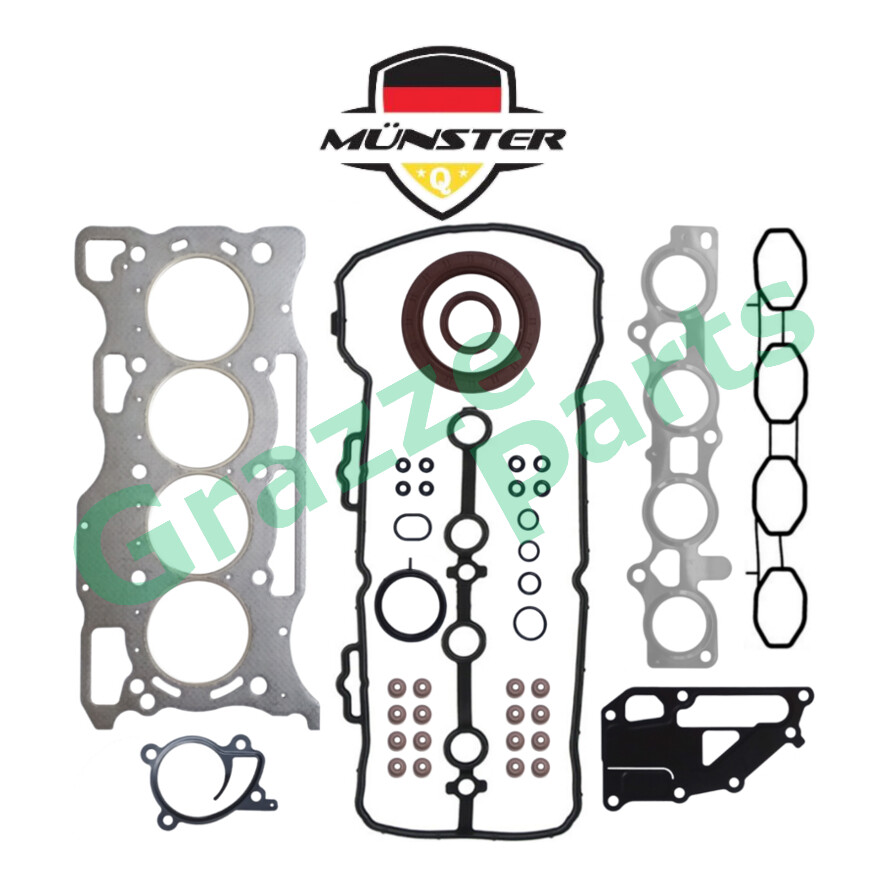 Münster Overhaul Full Set Gasket 10101-EE026 for Nissan Latio Livina 1.6 HR16DE (Carbon)