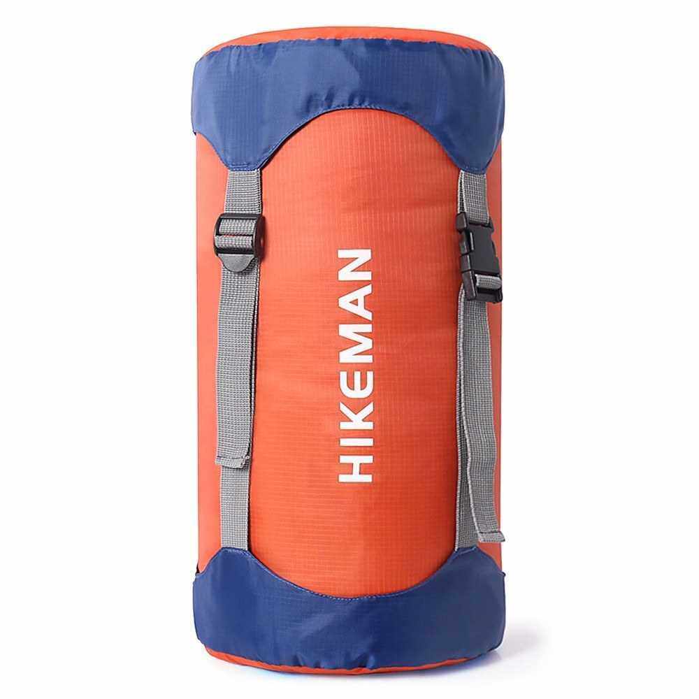 Sleeping Bag Stuff Sack Water-Resistant & Ultralight Outdoor Storage Bag Space Saving Gear for Camping Hiking Backpacking (Orange)