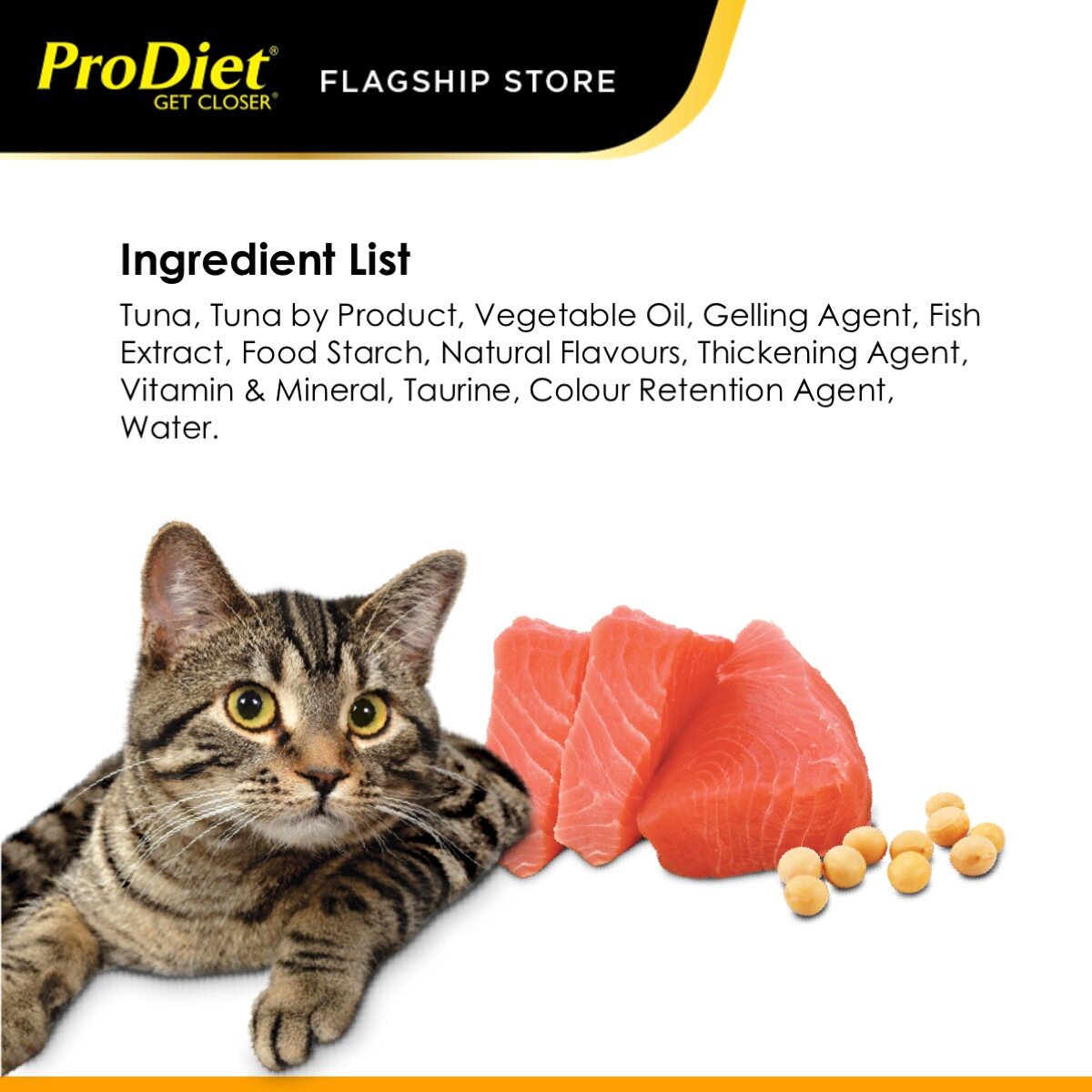 ProDiet 85G Kitten Fresh Tuna Wet Cat Food X 12 Packs | New PGMall