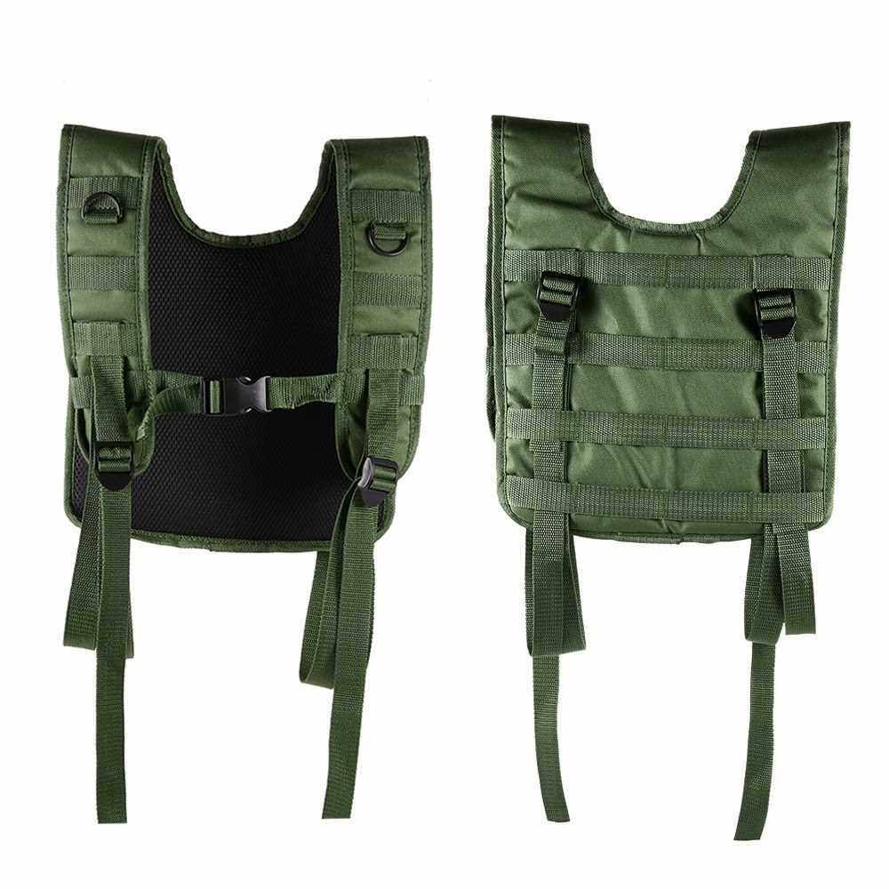 Outdoor Hunting Vest Oxford Molle Vest Modular Carrier Vest Training CS Gaming Vest Equipment (Amy Green)