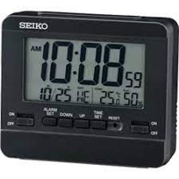 100% ORIGINAL SEIKO Digital Alarm Clock Light QHL086 (QHL086K QHL086N QHL086W) [Jam Loceng]