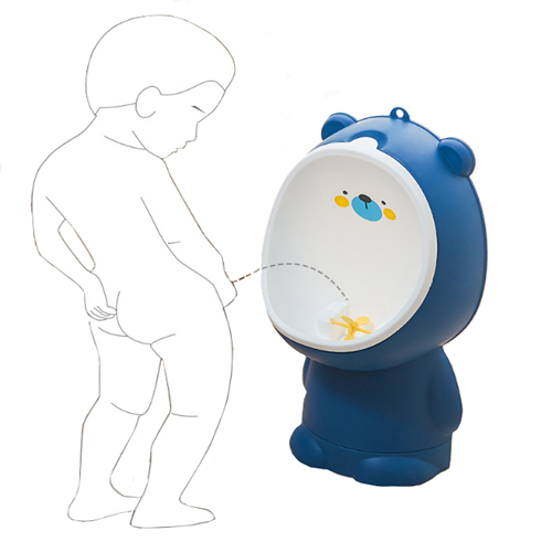 HB-3098 Bear Cartoon Boy Kids Baby Toilet Stand Training Children Potty Pee Urine
