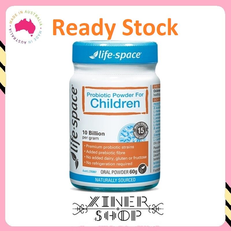 [Import From Australia] [Ready Stock EXP 08/2022] Life Space Probiotic Powder for Children 3-12yrs old ( 60g )