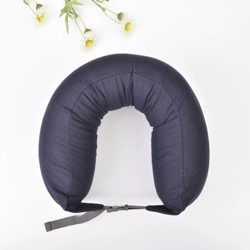 100% COTTON NECK PILLOW / TRAVEL NEEDS / MUJI INSPIRED IN FLIGHT PILLOW TRAVEL PILLOW