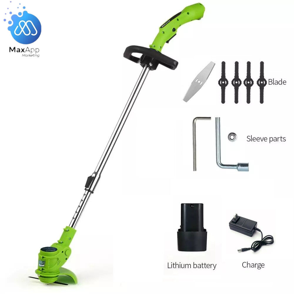 Electric Lawn mower Multifunctional 12v Lithium Battery Cordless Grass Trimmer Electric Mesin Rumput Grass Cutter