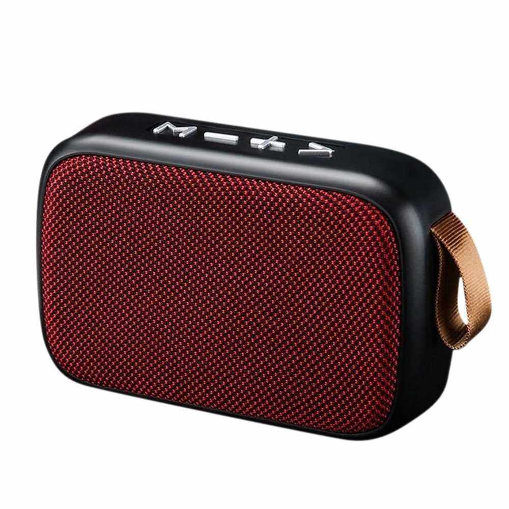 Portable Wirelessly BT Speaker Outdoor Speakers HIFI Sound Quality Subwoofer Built-in FM Radio Hands-Free Call for Camping Travel Hiking (Red)