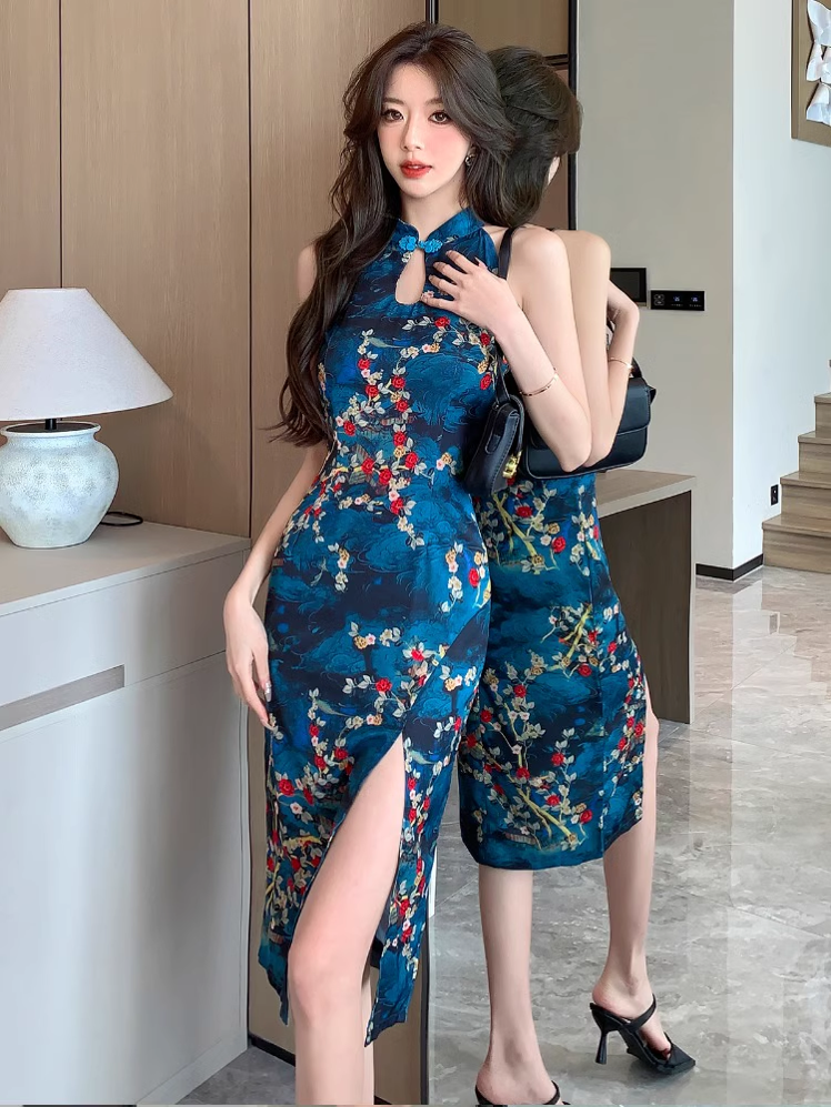 green emerald velvet dress Fairycore Flower Long Evening Dress Women Korean Style Puff Sleeve Tun –  Pbong main image 0