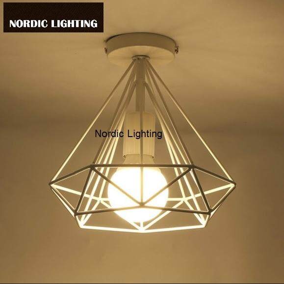 Best Buy Ceiling Light Nordic Lighting Best Buy Decorative Black Diamond Single Light (ND-LY-TY201-25-WH-WH-BASE)