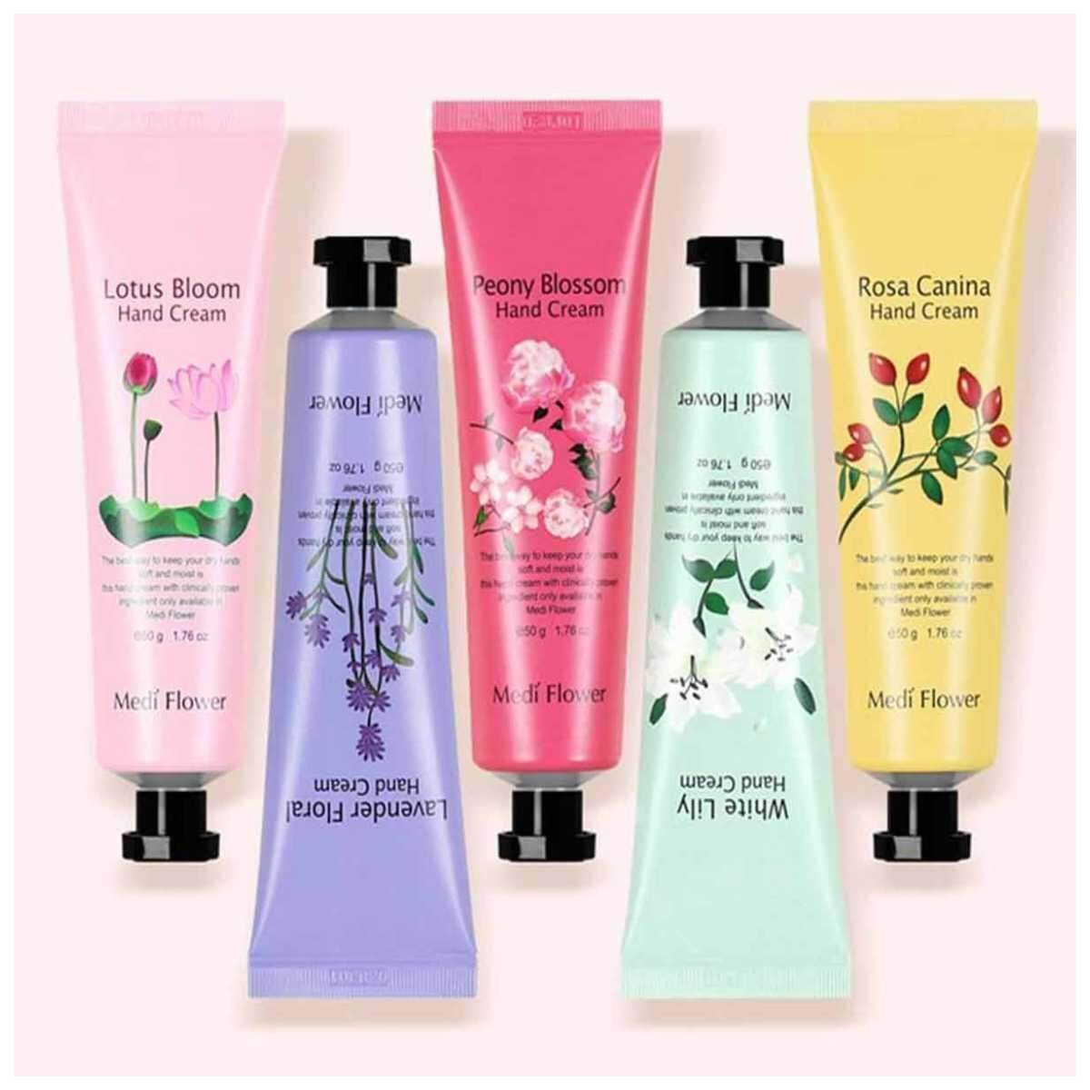 MEDI FLOWER Hand Cream 5 Item Set - The Bliss Garden | New PGMall