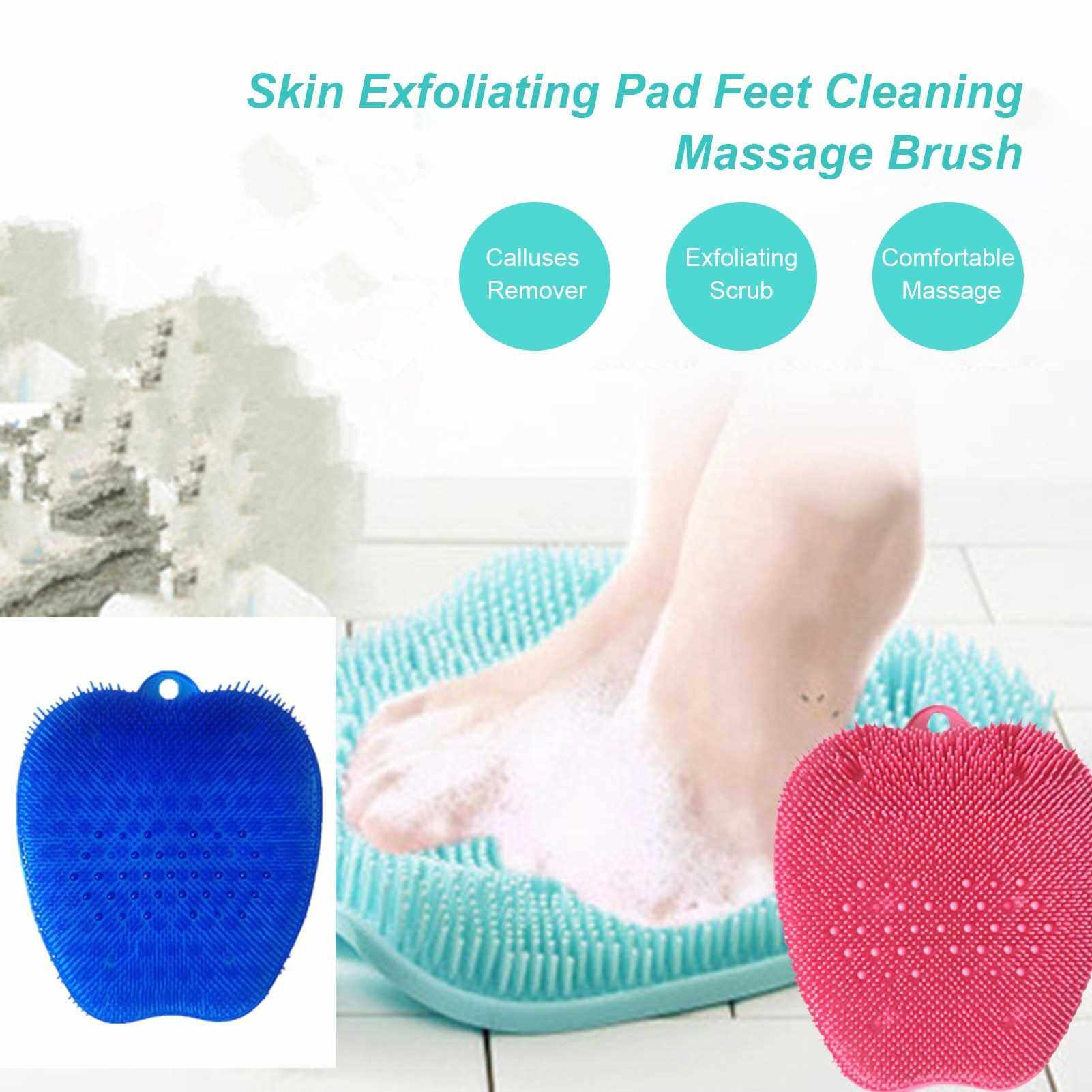 Best Selling Scrubber Skin Exfoliating Pad Calluses Remover Foot Feet Cleaning Massage Brush for Washing Showing Spa Home Daily Use (Green)