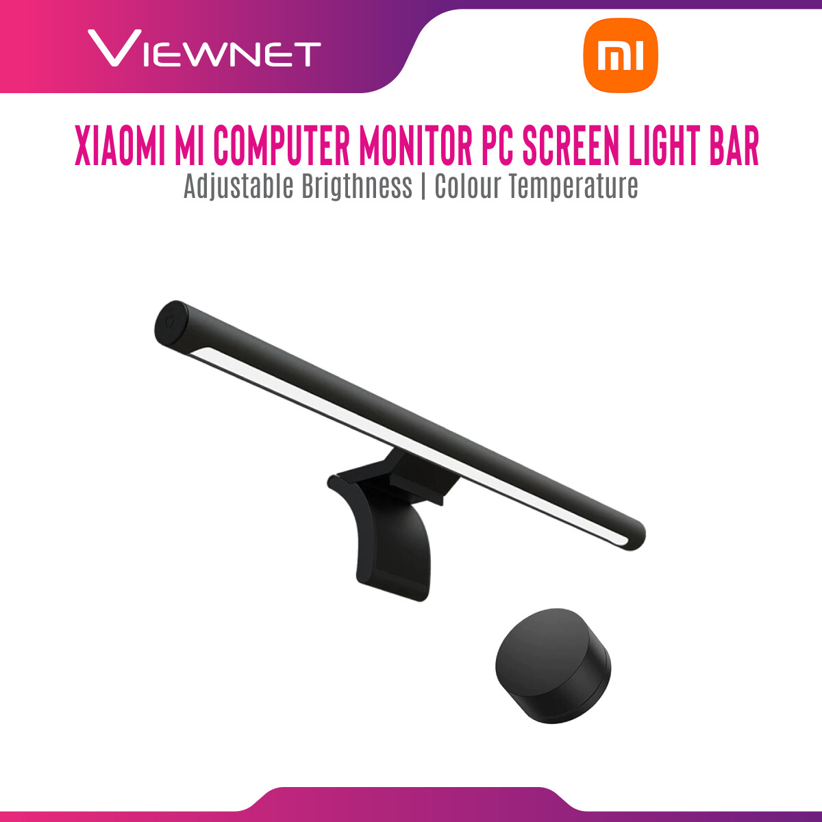 Xiaomi Mi Computer Monitor PC Screen Light Bar - No Screen Reflection,  Adjustable Brightness & Color Temperature