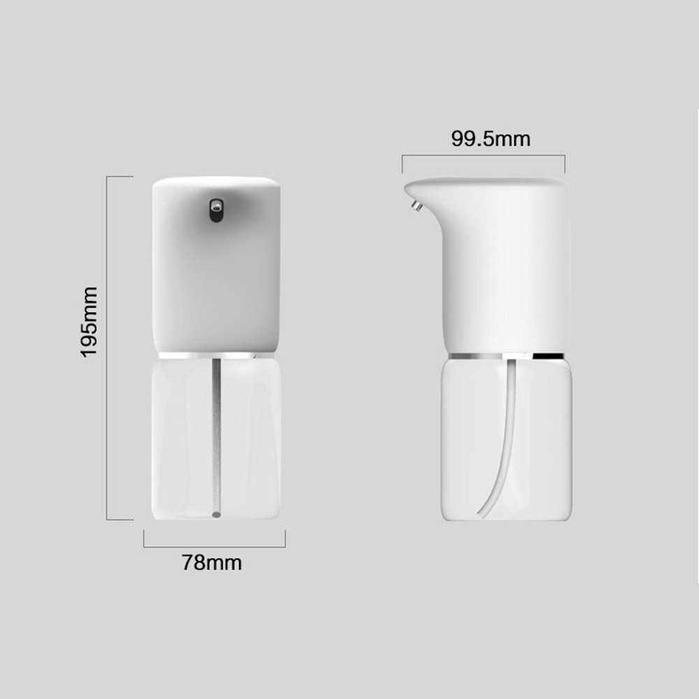 Best Selling Automatic Infrared Soap Dispenser Gel Type Touchless 400ML Capacity Rechargeable Hands Washing Machine Hands Cleaning Soap Dispensers for Home Bathroom Kitchen Hotels Restaurants (Type 1)