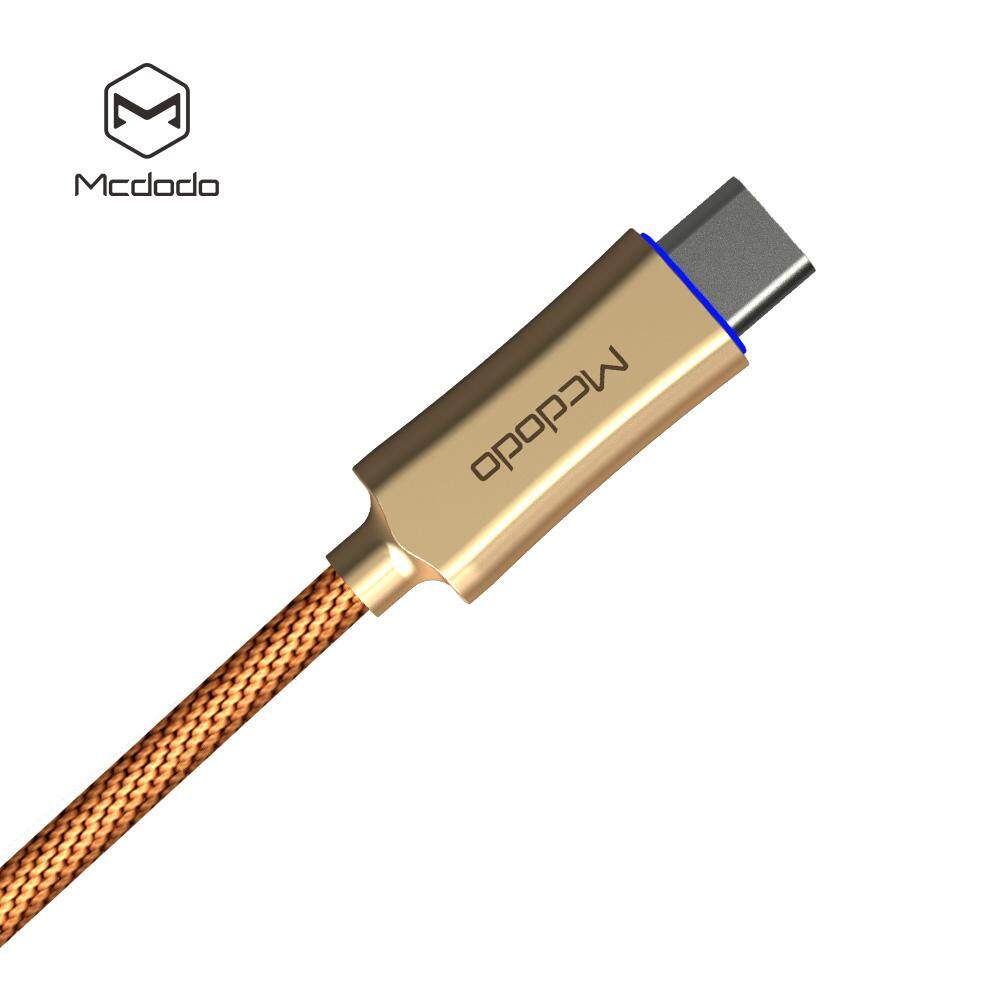 Mcdodo Auto Disconnect USB Type C 2.4A 1M Black / Gold / Blue / Red Cable With Auto disconnect, Data transmission And Power Protection (CAB-CA2881/CAB-CA2880/CAB-CA2882/CAB-CA2883)