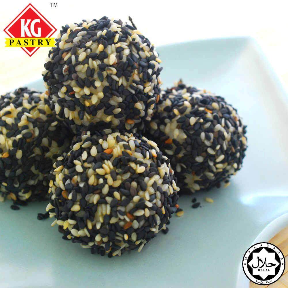 KG PASTRY Black Sesame Tang Yuan (Glutinous Rice Ball) 10 pcs