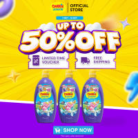[Bundle of 3] CARRIE JUNIOR Hair & Body Wash - Double Milk (950g) [New Toy] Nourishing & Moisturising Skin | Kids Shower