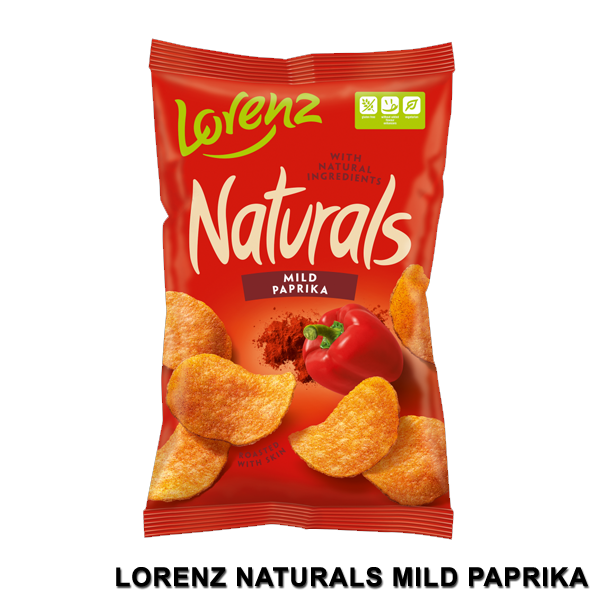 LORENZ Naturals Mild Paprika Potato Chips - 100g